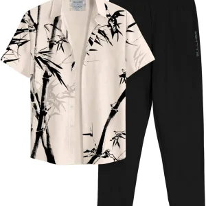 BULLMER Men's Trendy Shirt & Pants Set